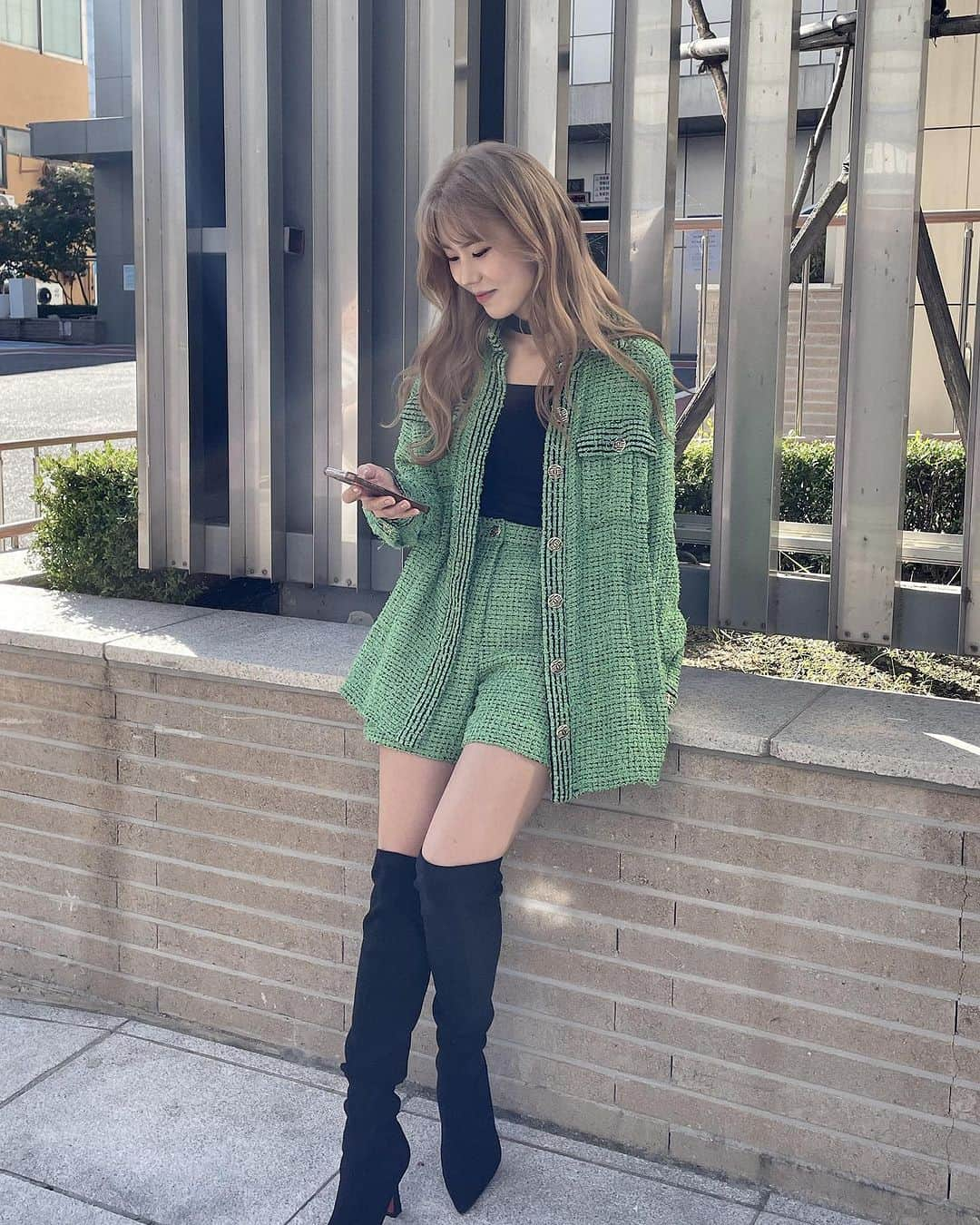 キム・ヨンジさんのインスタグラム写真 - (キム・ヨンジInstagram)「#🤎💚」10月7日 22時42分 - rorakim0927