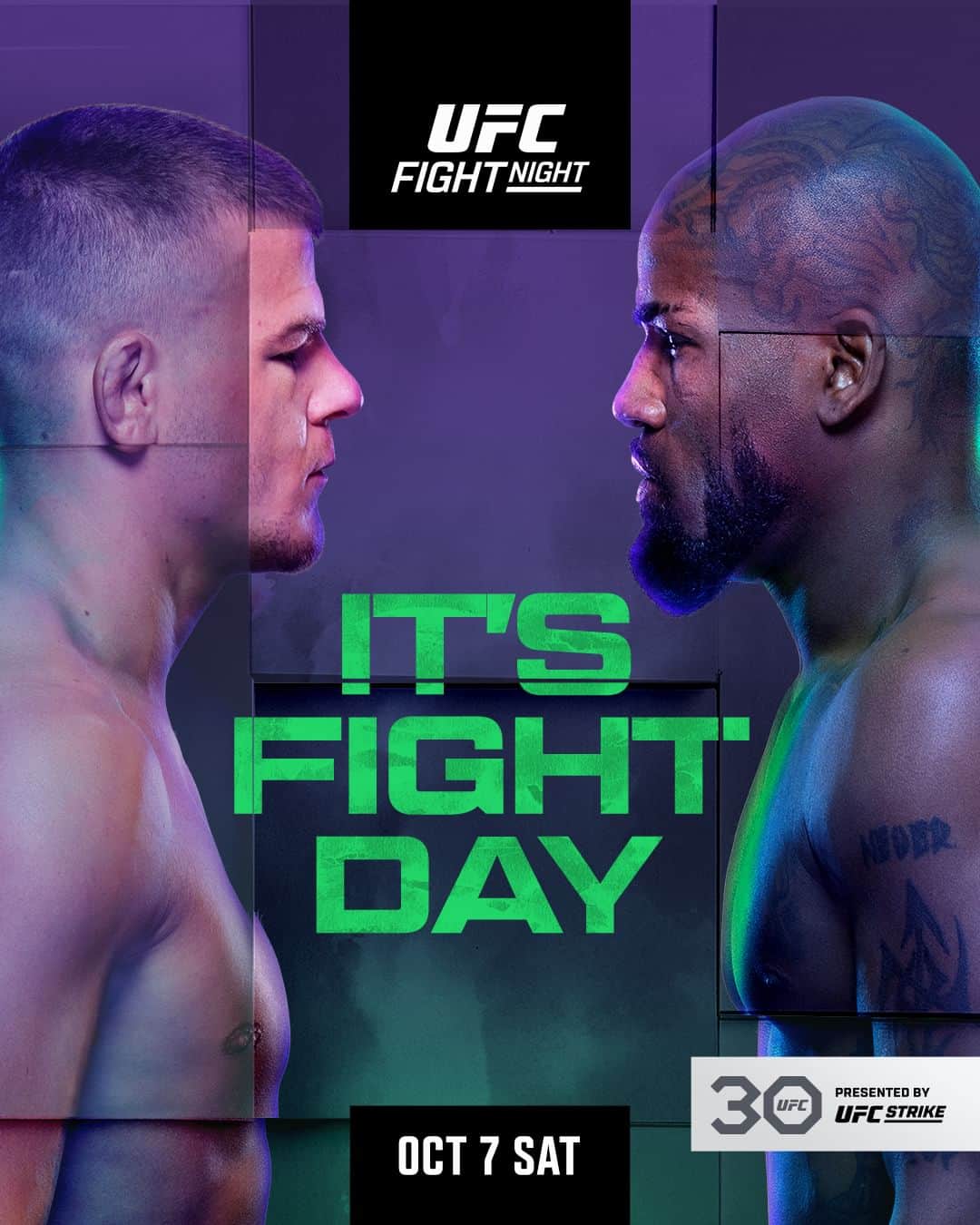 UFCのインスタグラム：「WAKE UP #UFCVegas80 Fight Day is Here 🚨  4pmET / 1pmPT ➡️ Live on ESPN+」