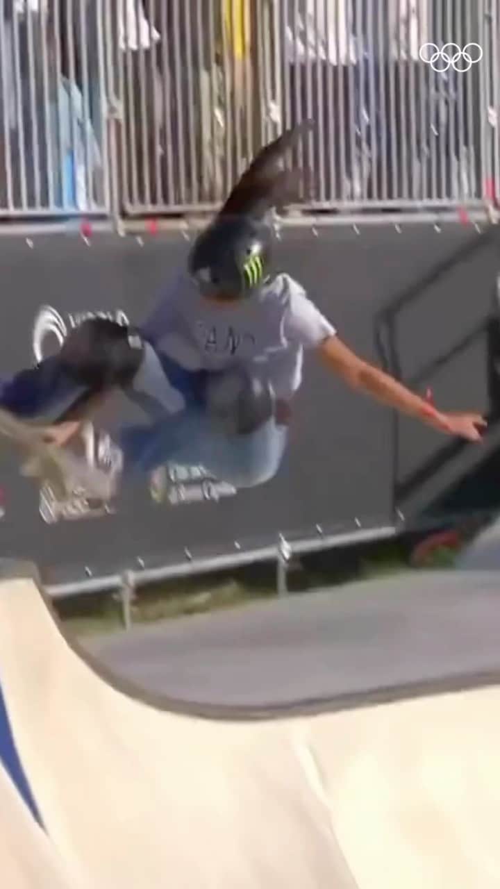 開心那のインスタグラム：「Hiraki Cocona making it look too easy in Rome! 🛹 🇯🇵  #RoadToParis2024 | #OlympicQualifier」