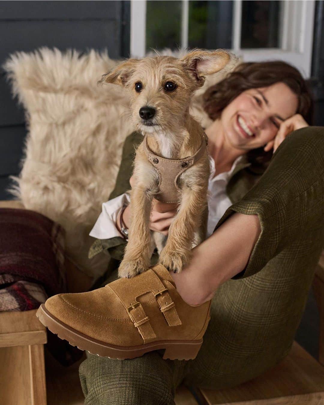 Cole Haanのインスタグラム：「Introducing the all-new Greenwich Monkstrap Loafer. The same lightweight comfort you know and love, now in a fetching fall-ready silhouette.」