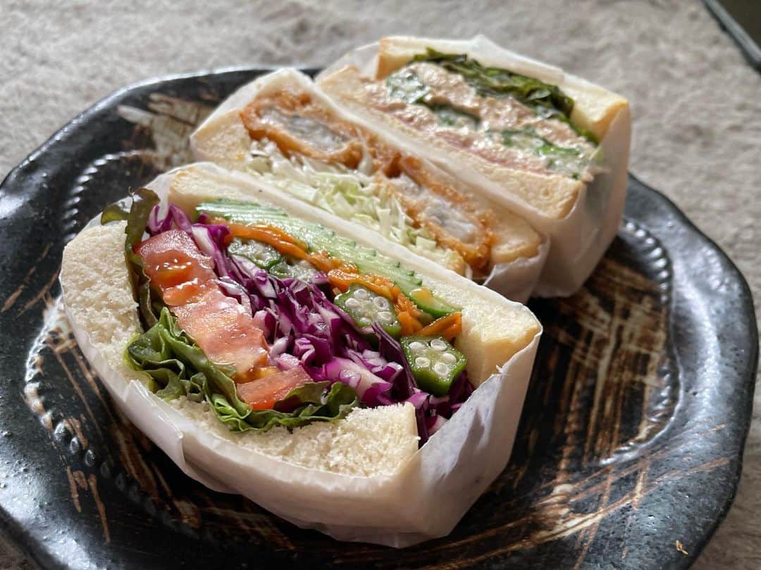 松浦まりなさんのインスタグラム写真 - (松浦まりなInstagram)「エイミーサンドウィッチ🥪  🍚東京都新宿区西新宿１丁目１−５　ルミネ新宿ルミネ１　B2階  にあるよ😆☀️  見た目も美しい断面！ 具はどれも奥までぎっしりあって ボリュームがあるし、食べ応えある！ カツ系や玉子系のものは男性も満足できる👨‍🍼  イートインもあり、テイクアウト🥡もあり😆 他にも種類沢山あって迷った〜✨ デザート系もあったからオヤツにもよき🍁  PR @eimysandwich #eimysandwichルミネ新宿店 #eimysandwich #プレミアムサンドウィッチ #サンドウィッチ専門店 #新宿パン #新宿パン屋 #新宿ランチ #新宿テイクアウト」10月8日 1時34分 - matsuura.marina