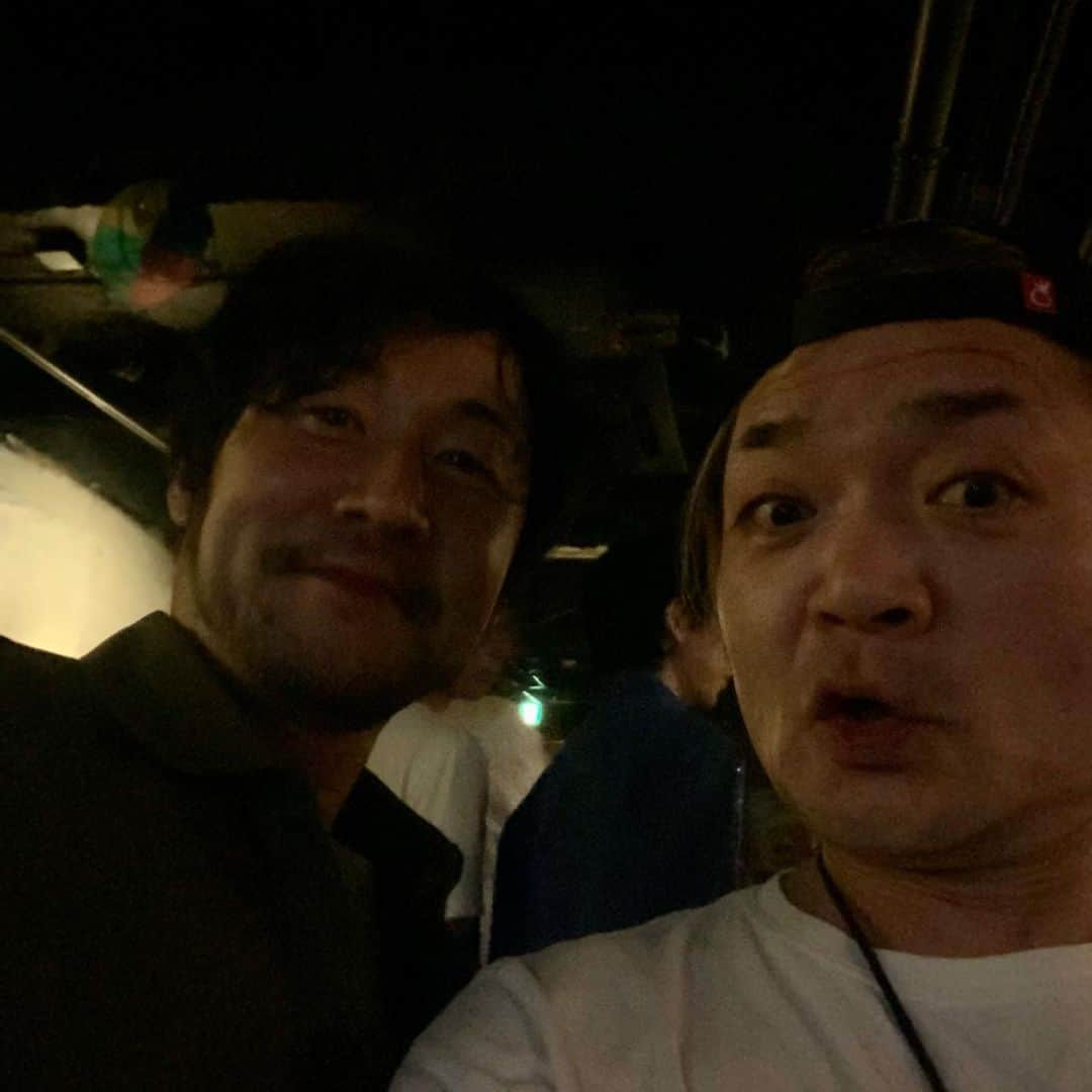 古閑裕のインスタグラム：「熊本にてLOSTAGE五味君と某バーにて ばったり！#lostage」