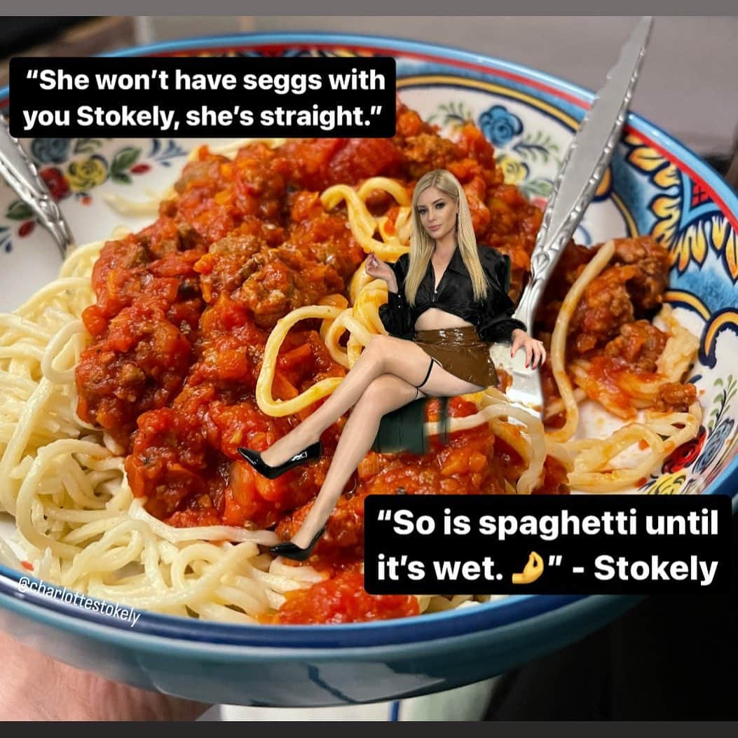 Charlotte Stokelyのインスタグラム：「🤌🤌🤌 amirite? 😏 🍝」