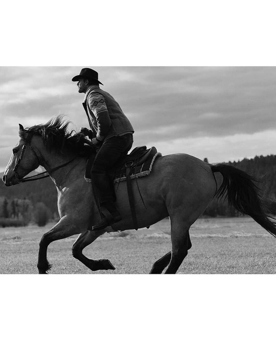 アダム・センさんのインスタグラム写真 - (アダム・センInstagram)「Nothing but respect for the cowboys and cowgirls that work the lands. This is where you will find me in the end. On a ranch sharing knowledge and stories that was handed down to me from friends, family, and strangers over generations.  📸 @andreasortnerstudio   🐎🧥 @overlandsheepskin   #ranch #horses」10月8日 5時12分 - adamsenn