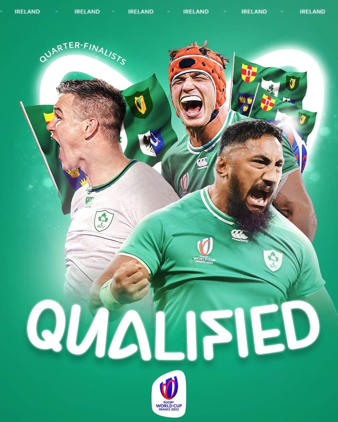 ラグビーリーグ・ワールドカップさんのインスタグラム写真 - (ラグビーリーグ・ワールドカップInstagram)「Ireland advance 🔥  Next stop, quarter-finals…  #RWC2023 | #IREvSCO」10月8日 5時55分 - rugbyworldcup