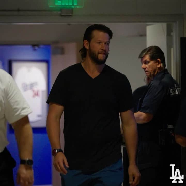 Los Angeles Dodgersのインスタグラム：「Kersh has arrived. #NLDS」