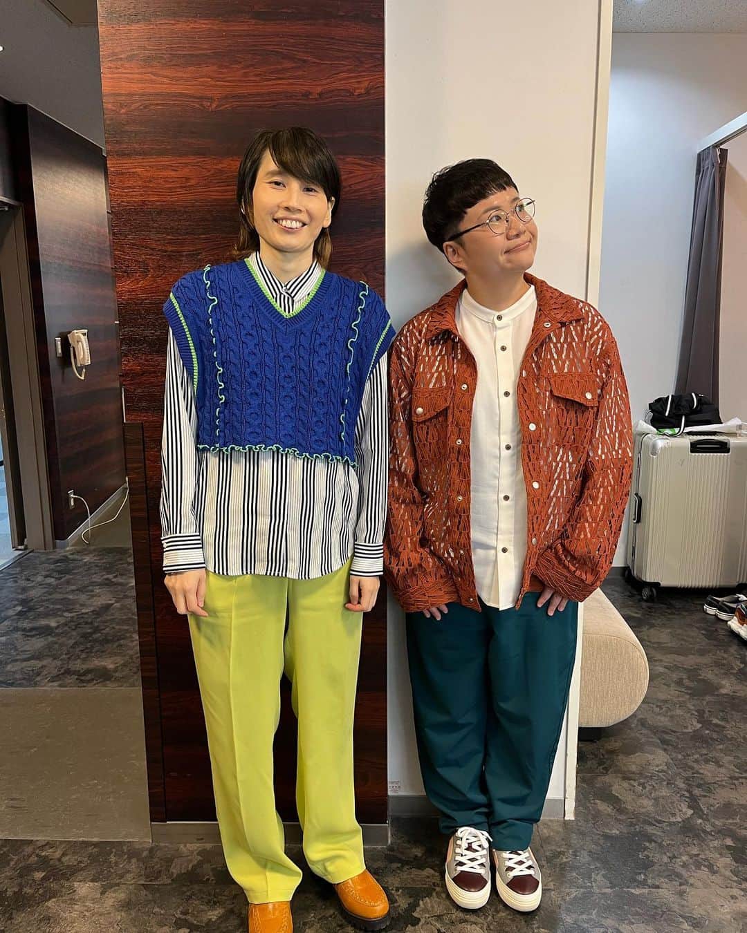 ハリセンボンのインスタグラム：「🧿出演情報🧿  【10月10日(火)】 📺19:00〜 TBS 「バナナサンド2時間SP」 (春菜)  📺22:00〜 TBS 「発表！ウチの県の大事ケン」 (春菜)  📺23:15〜 NHK Eテレ 「漢字ふむふむ」 (春菜)  【10月11日(水)】 📺6:20〜 NHK Eテレ 「漢字ふむふむ」 (春菜)  【10月12日(木)】 📻13:00〜 ニッポン放送 「ザ・ラジオショー」 (はるか)  【10月13日(金)】 📺5:50〜 日本テレビ 「ZIP!」 (春菜)  📺19:00〜 TBS 「オオカミ少年 ハマダ歌謡祭」 (春菜)  【10月14日(土)】 📺10:53〜 フジテレビ 「トキタビ」※関東ローカル (はるか)  📺24:00〜 テレビ東京 「ぴったりにちようチャップリン」 (ハリセンボン)  【10月15日(日)】 📺20:30〜 テレビ東京 「家、ついて行ってイイですか？」 (ハリセンボン)」