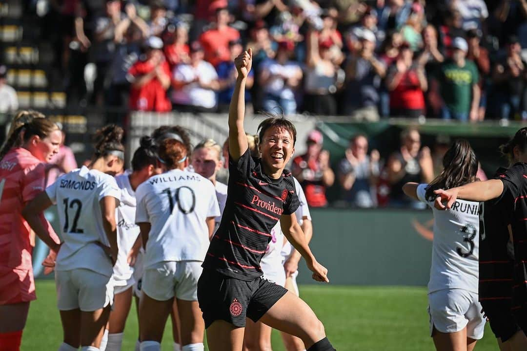 杉田妃和さんのインスタグラム写真 - (杉田妃和Instagram)「When you just scored an awesome header and you can’t stop smiling 😁」10月8日 7時49分 - sugita_hina08