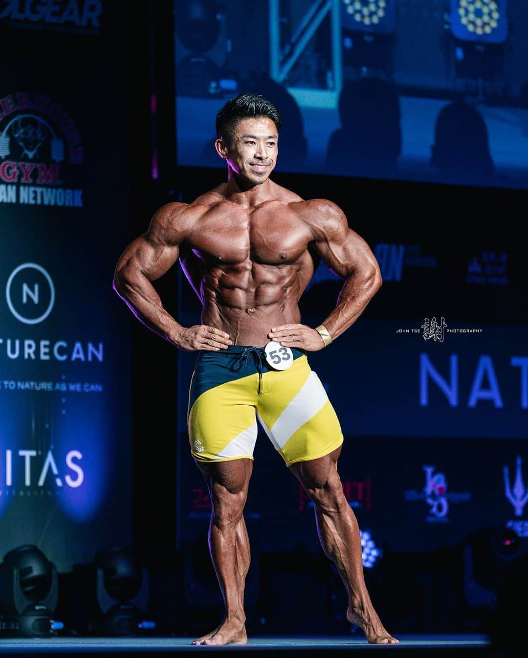 湯浅幸大のインスタグラム：「@kingyuasa at the @ifbb_pro_league_japan_pro @team_fwj 2023 Tokyo Super Show.  All the best for the AGP ⭕️ Qualifier today!」
