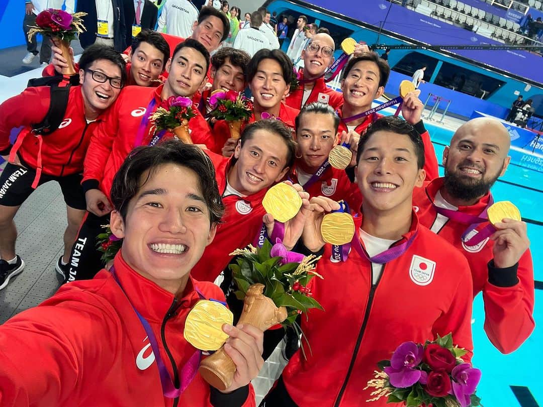 荒井陸さんのインスタグラム写真 - (荒井陸Instagram)「Asian Champ🇯🇵🥇  アジア大会優勝しました！ そして、パリ五輪の出場権も獲得！ 本当にみんなのおかげです。 チーム、スタッフ、応援してくれた方々。  本当にありがとうございました❤️‍🔥  #3度目の正直」10月8日 9時39分 - a2desu