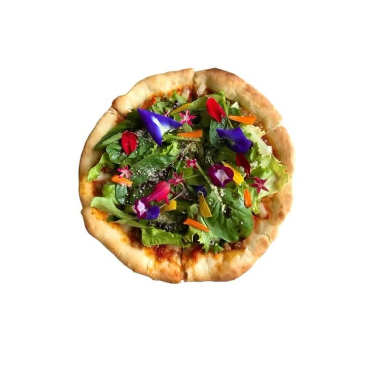森千波のインスタグラム：「#pizza 🍕🌻🌷🌹🪻 #1000gohan」