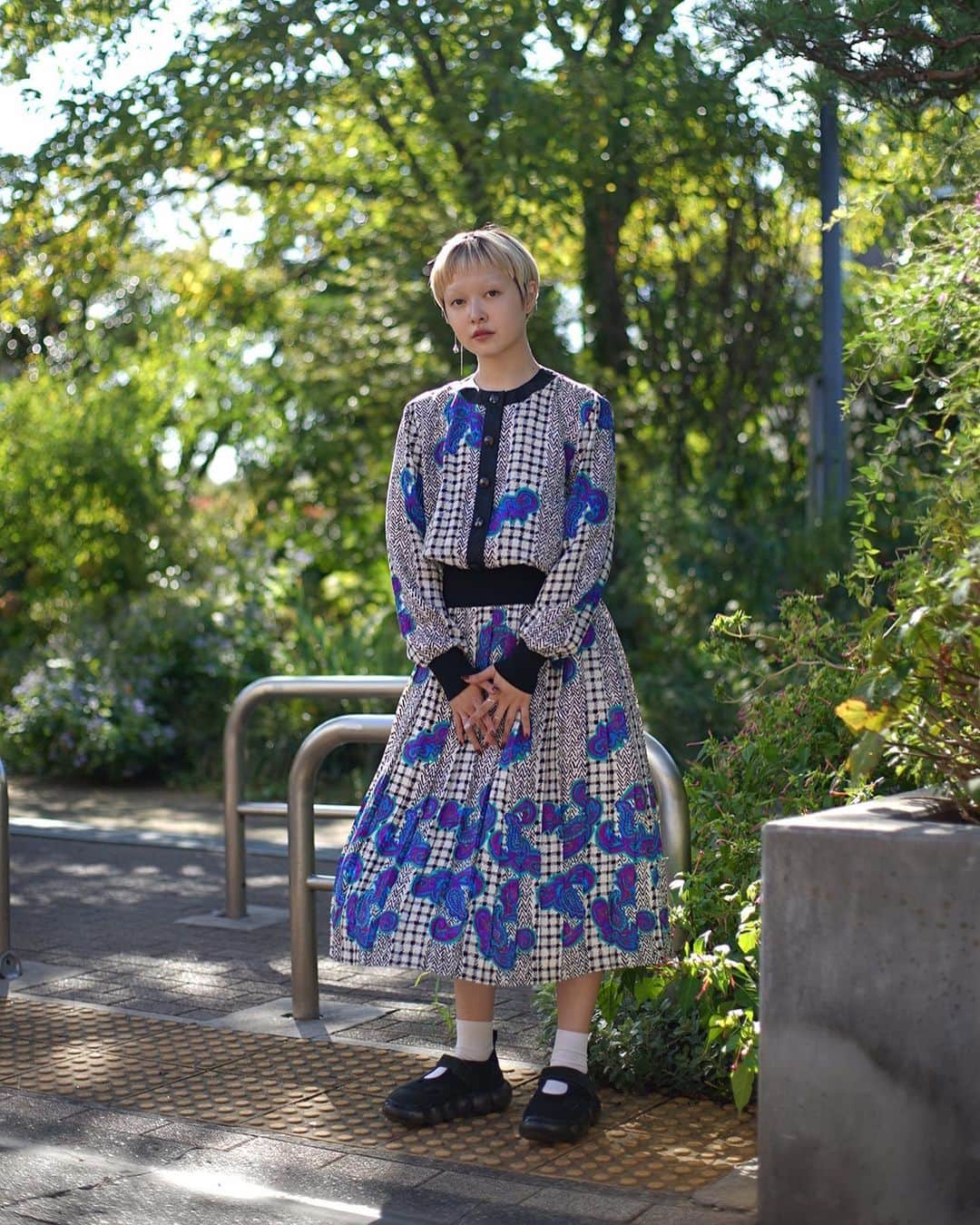 PUNK CAKEのインスタグラム：「♣︎ NEW ARRIVAL ♣︎  🔸 Check & paisley silk set up  ♡10th Anniversary キャンペーン♡ 送料無料！ 10/4(水)～10/15(日)  今週からポップアップではなく "お店“ としての営業スタートです！ 是非お気軽にご来店お待ちしております🥰  10月営業日/ 10/7,8,14,15,20,21,22 営業時間/ 13:00～20:00  住所/ 東京都目黒区鷹番3-4-10 2F」