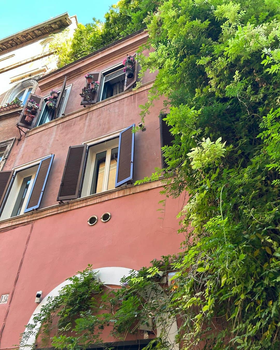 中岡由佳さんのインスタグラム写真 - (中岡由佳Instagram)「❇︎ ローマの町角。 自転車、扉のサボテン、窓の花、軍車両、ハートの目玉焼き、スーパーの小さなカート、ドッグポール、路地、グラスを持つ手、、等 心惹かれて思わずシャッターを切る。  #Roma #ローマ #Italy #イタリア」10月8日 21時57分 - yuka_nakaoka
