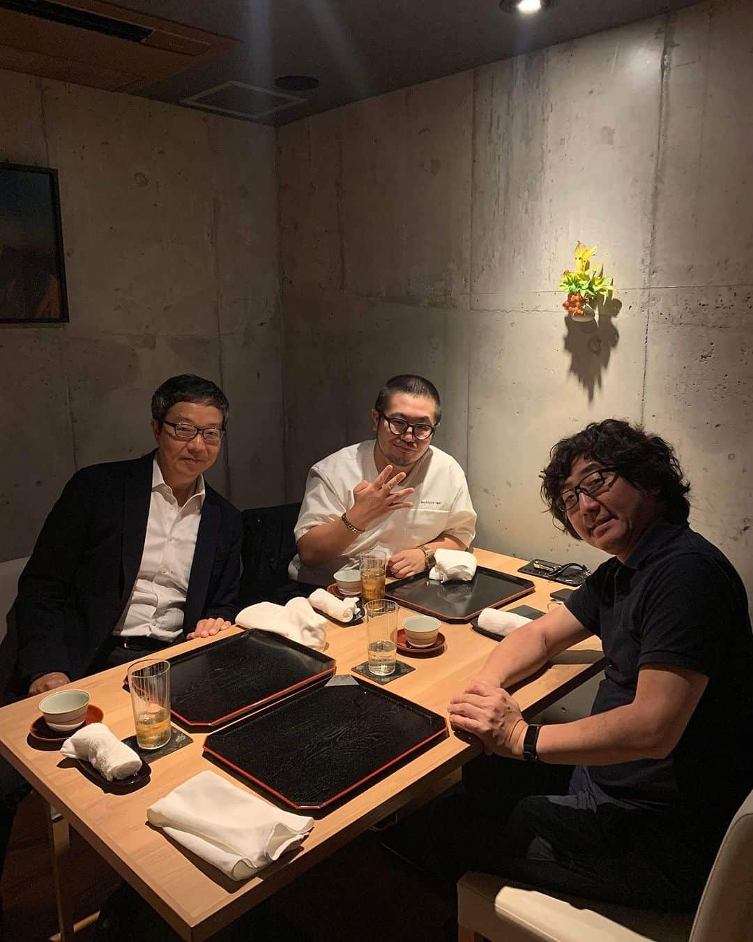 森川亮さんのインスタグラム写真 - (森川亮Instagram)「三神さん三浦さん会食。」10月8日 14時49分 - moriakii