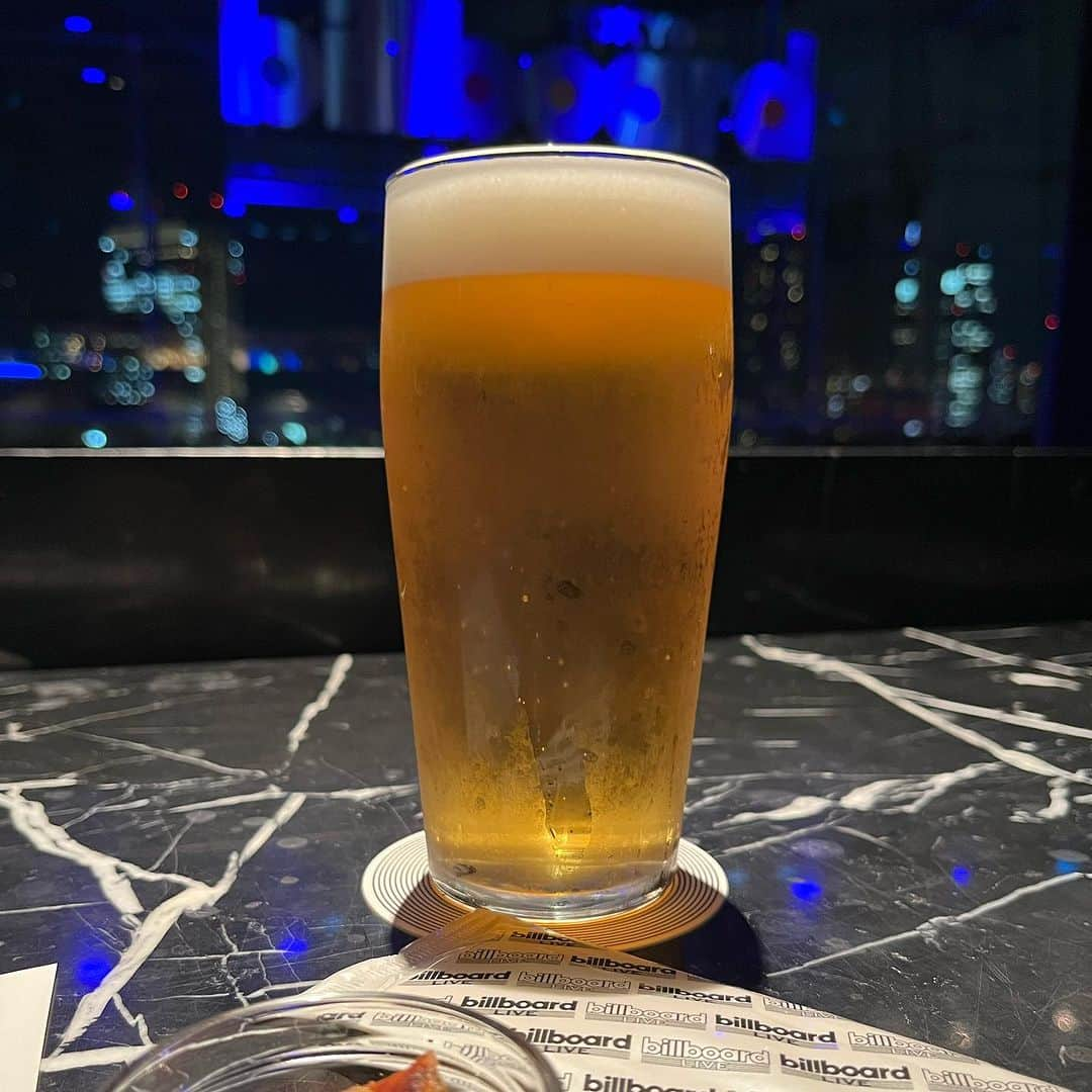 藤田琢己のインスタグラム：「beer  #beer #billboardlivetokyo」