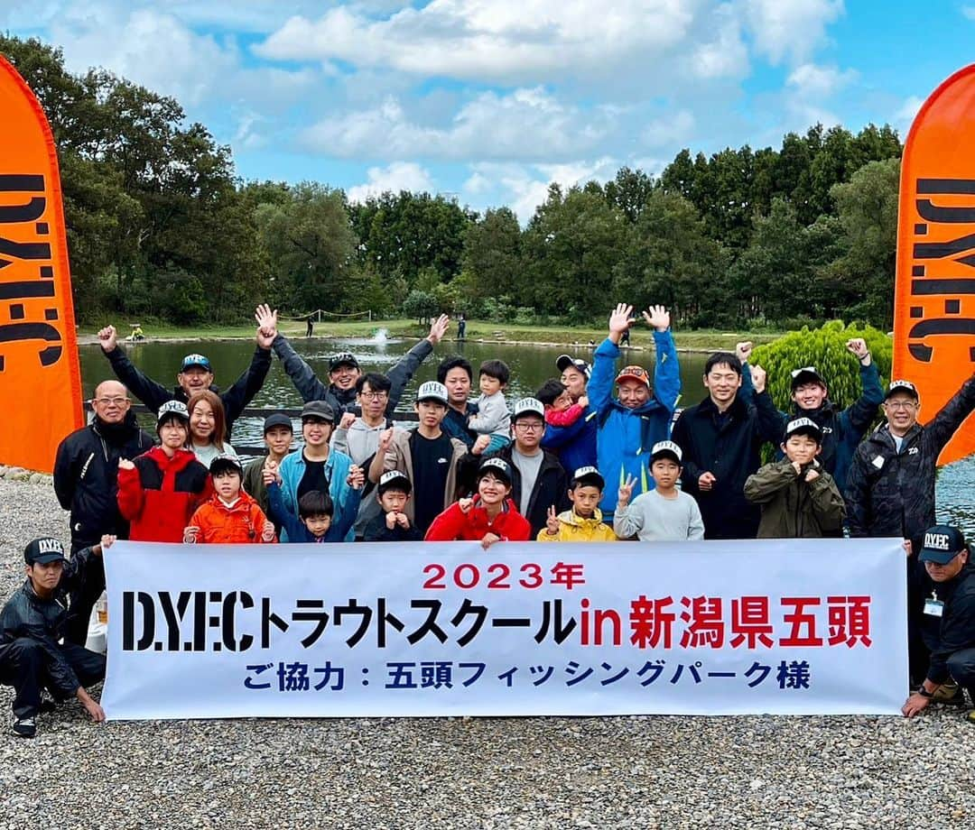 晴山由梨さんのインスタグラム写真 - (晴山由梨Instagram)「DYFCトラウトルアースクールin新潟県五頭  魚が元気で引き味抜群♡ 40cm以上の良型も連発し、子ども達も大盛り上がり😍  終わった後に「楽しかった」と言ってもらえたことが 何より嬉しかったです☺️ 参加者の皆さま、スタッフの皆さまお疲れさまでした🌸  #dyfc #釣り教室 #釣りスクール #daiwa」10月8日 17時05分 - hareyama_yuri