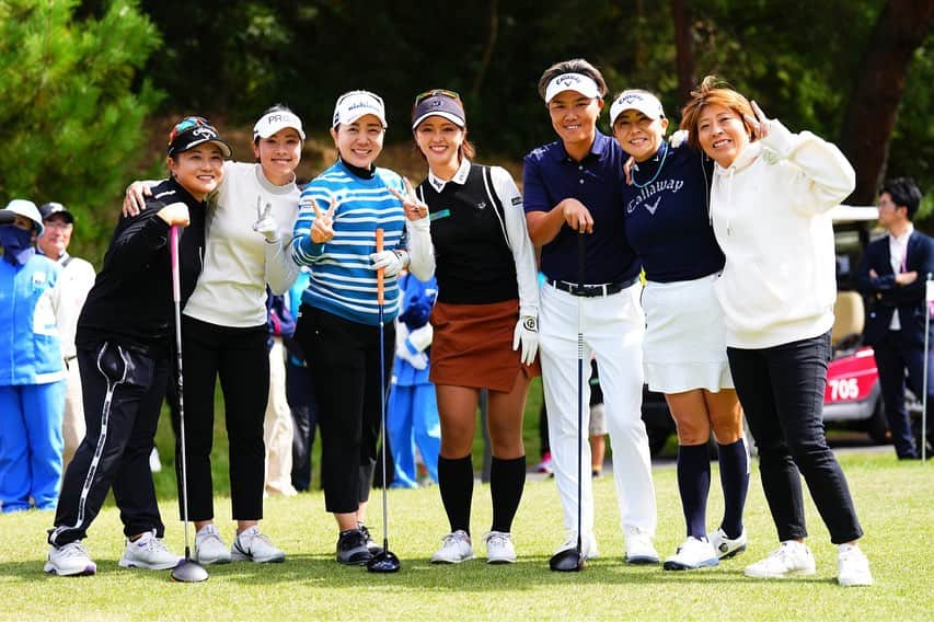 森田理香子のインスタグラム：「． ． センコーグループLADYGOCUP🏌️‍♂️  美香ちゃんとペアを組めて一緒に戦えて幸せでした♪ 優勝はできなかったけど、楽しかったです✨  岡本さんに まだ緊張するということは、 「伸び代を持っているという証拠」 この言葉を胸に 日々精進していきますっ💪  反省するところはいっーぱい でも良いところもあったし 今の私、よくやったと思ってます💪 褒めてあげよーお疲れ様でした‼︎  最後に、有村智恵さん、関係者の皆様 今大会に参加させてくださってありがとうございました‼︎  #LADYGO #LADYGOGOLF #センコーグループホールディングス #蒲生ゴルフ倶楽部」