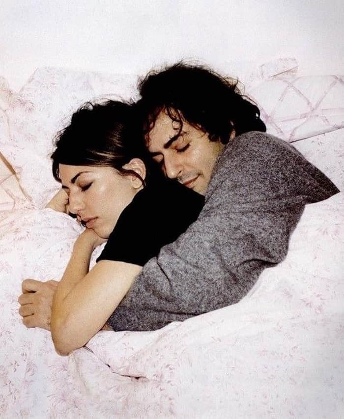 Meganのインスタグラム：「Sundays ☁️ Sofia Coppola and Marc Jacobs 📸 Juergen Teller . . . . #sofiacoppola #marcjacobs #jurgenteller #sleepin #sleeping」