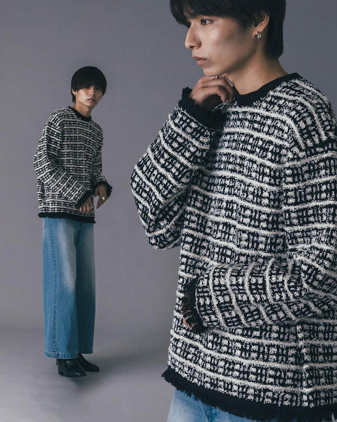 Lui's Lui's official instagramさんのインスタグラム写真 - (Lui's Lui's official instagramInstagram)「AW STYLING  ⬜︎ Double Zip Monster MA-1 ¥29,700  ⬜︎ tweed knit ¥17,600  ⬜︎ alpaca blend shaggy cardigan ¥17,600  ⬜︎ faux leather tanker jacket ¥19,800  #アウターコーデ #秋コーデ #秋服コーデ #ma1コーデ #ma1jacket #メンズコーデ #メンズファッションコーデ」10月8日 17時12分 - luis_official___
