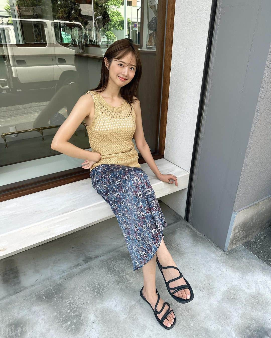 熊江琉唯さんのインスタグラム写真 - (熊江琉唯Instagram)「夏よさようなら👋  街行くひとがみんな長袖着だした。 このまま冬になりそうなぐらい、 一気に気温が変わっていってビックリ。  次の投稿からは長袖メインです。笑  #fashion #ootd #outfit #outfitoftheday #model #cafe #カフェ巡り #カフェ #三軒茶屋カフェ #ファッション #コーデ #私服 #今日のコーデ」10月8日 17時21分 - ruikumae