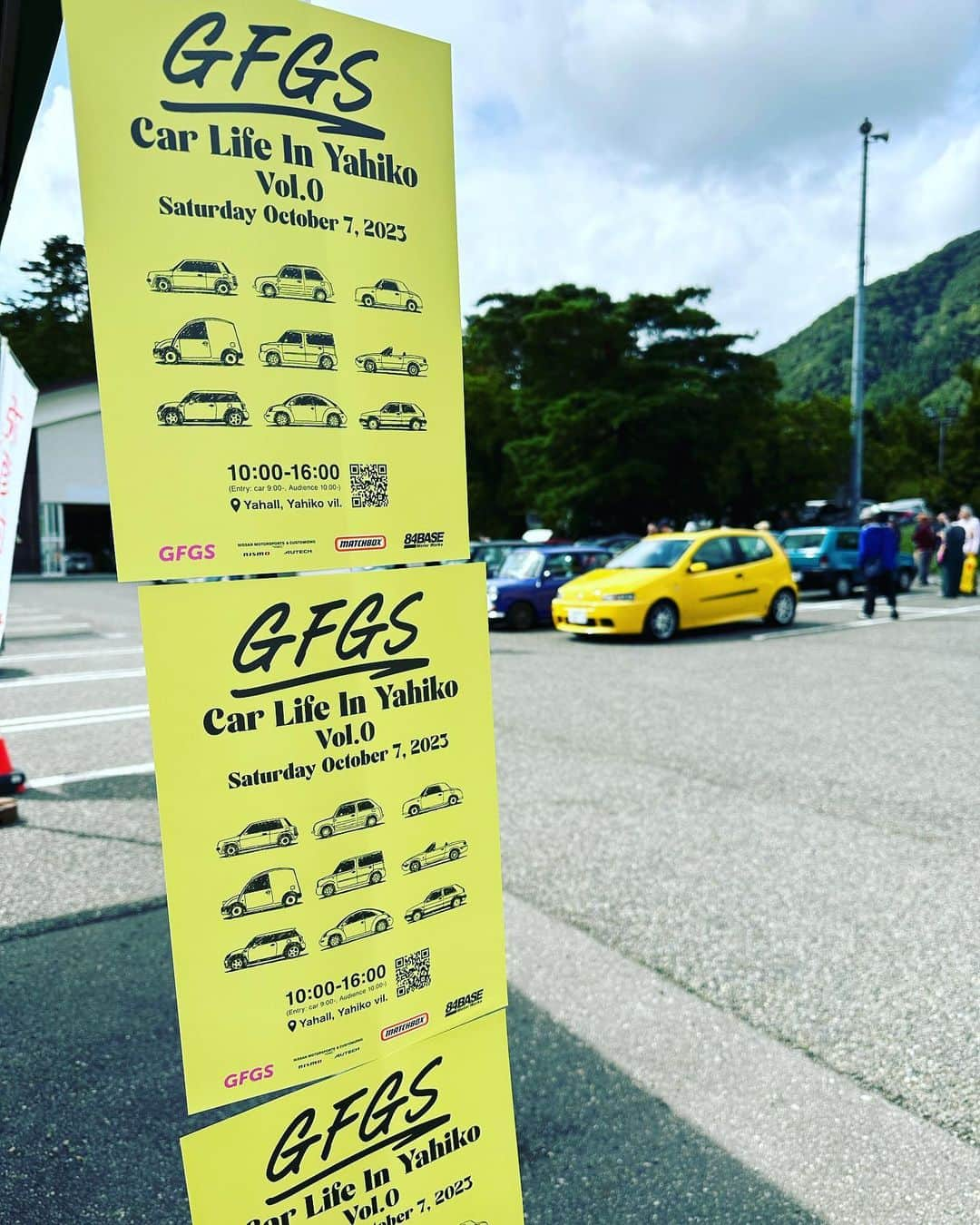 林莉世のインスタグラム：「GFGS Car Life in Yahiko vol.0 来てくださった皆さんありがとうございました！✨  集まった車はどれも全部可愛くて可愛くて💓🥹 本当に皆さんが大切にしているんだなと伝わってきました！  トークショーやライブなど… ナビゲーターという立場ながら私も存分に楽しんだイベントでした！  キッチンカーで久しぶりの大好きな味に会えたのも良き笑🤤🤤❣️  Vol.1が楽しみ！  #新潟#新潟県#弥彦#弥彦村#ヤホール#パイクカー#車#イベント#イベント司会#パイクカー女子#車女子#車好き#gfgs#carlife#三連休」