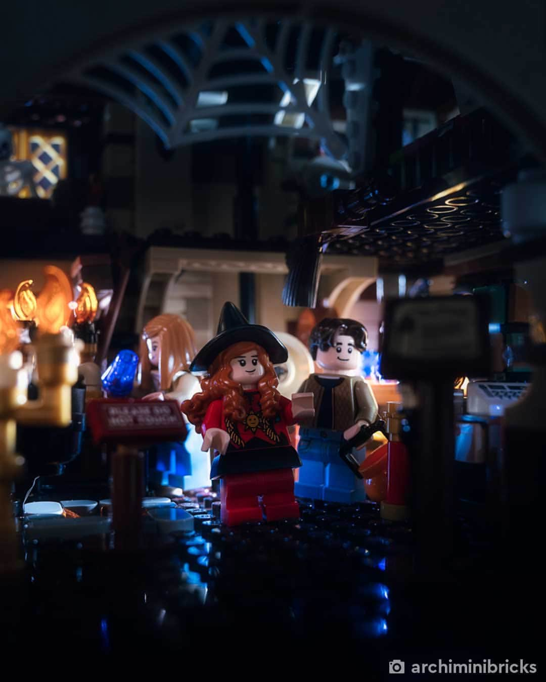 LEGOさんのインスタグラム写真 - (LEGOInstagram)「Hocus pocus, our favorite witches in focus!   📸 @bevvypix from @StuckinPlastic, @the_aphol and @archiminibricks from @BrickCentral & @by_a.n.n.a from @StuckinPlastic  #LEGO #AFOL #ToyPhotography」10月8日 23時01分 - lego