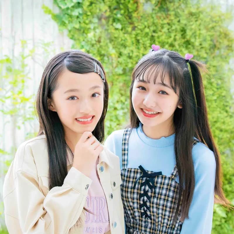 ニコ☆プチのインスタグラム：「🐿🌰🍁  3連休楽しんでる？？💞  どんどん寒くなってきてるから みんな風邪ひかないように気をつけてね😖🍃  #ニコプチ #小学生ファッション #ニコプチモデル #崎浜梨瑚 #関屋伊織 #jc1」