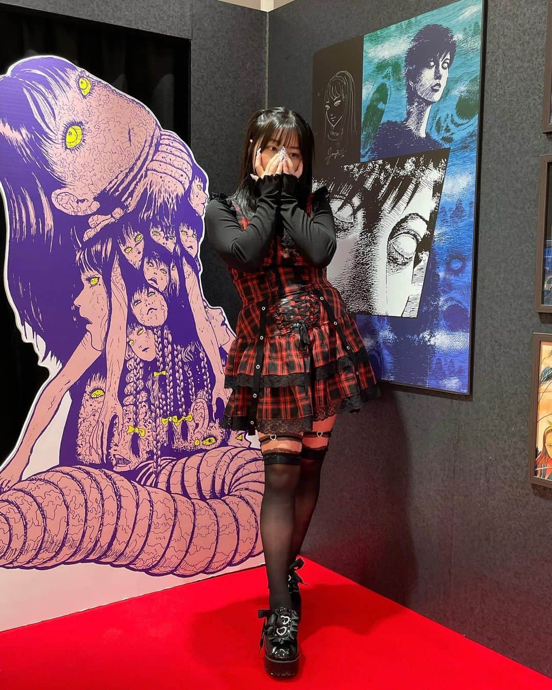 麻倉瑞季のインスタグラム：「伊藤潤二POPUPSTORE行ってきた！きゃーーーっ！」