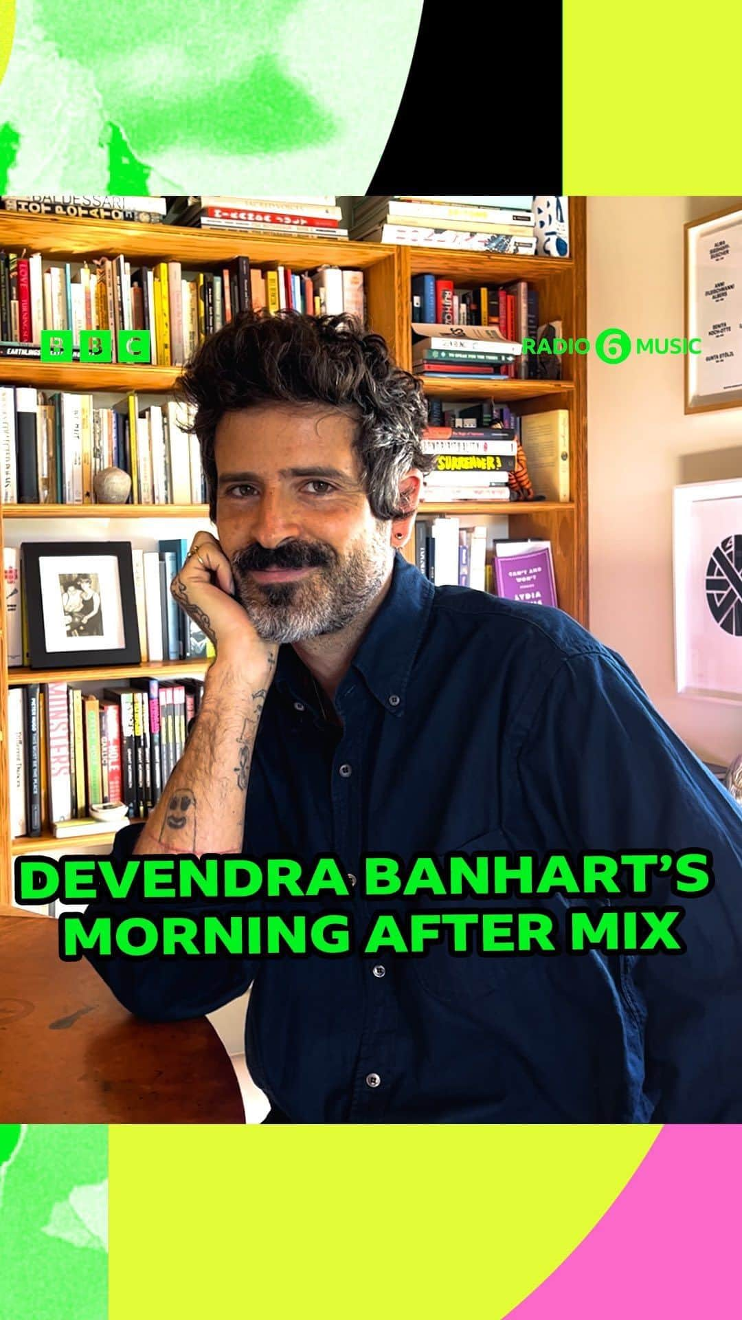 デヴェンドラ・バンハートのインスタグラム：「Slow down, take a breath and unwind with @devendrabanhart’s dreamy Morning After Mix 🌤️  Listen now on @bbcsounds」