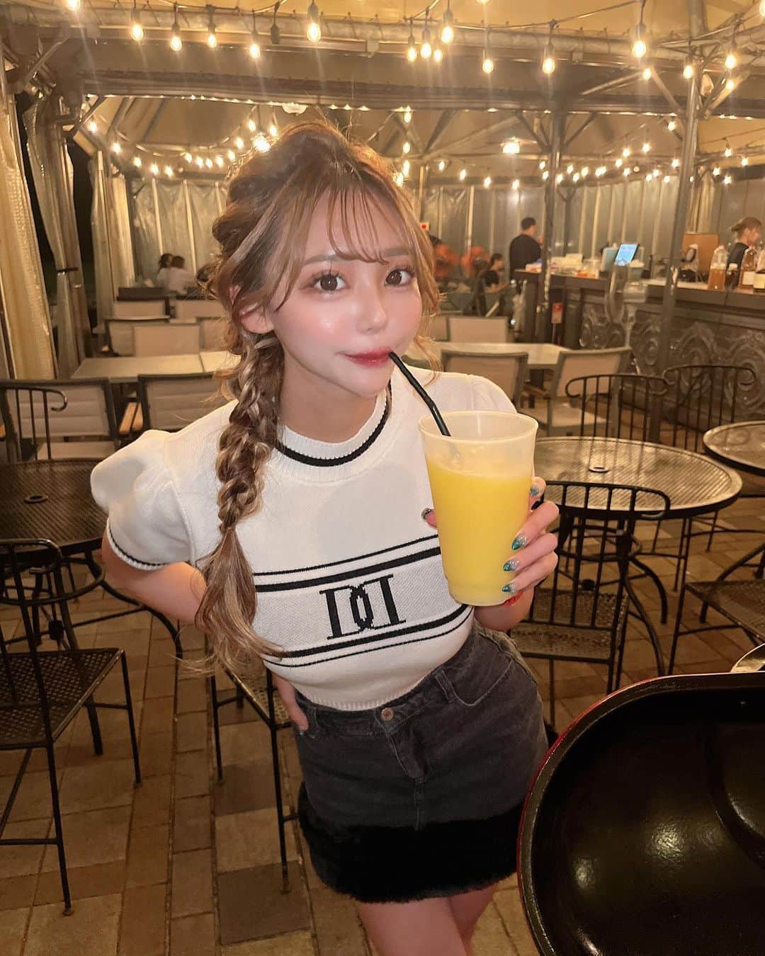 くまみゆのインスタグラム：「. . 夏最後にラルーチェメンバーで バーベキューしたの楽しかった💚 . . . #darich」