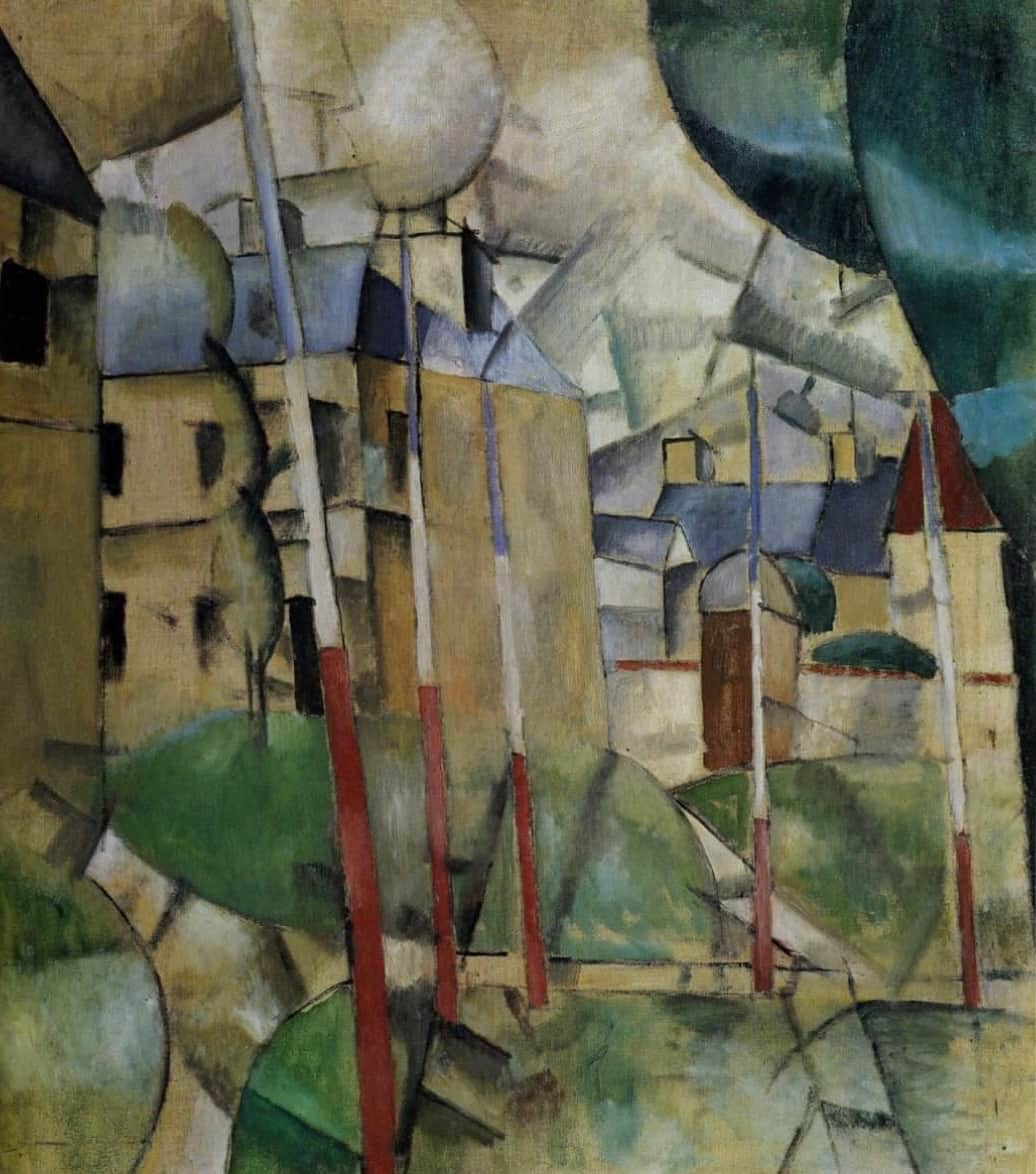 シー ニューヨークのインスタグラム：「Fernand Léger; Paysage (Landscape), 1912」