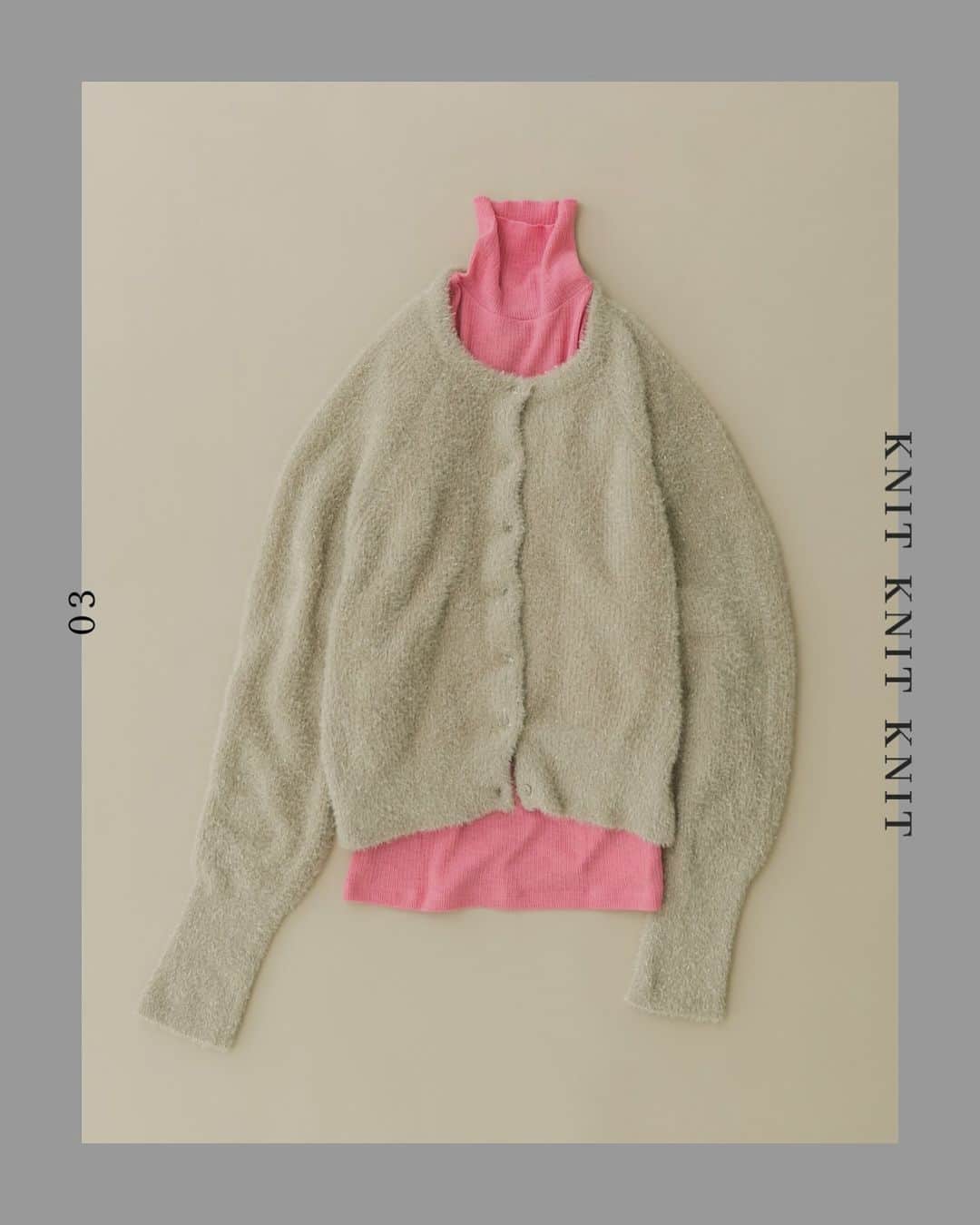 のインスタグラム：「ㅤㅤㅤㅤㅤㅤㅤㅤㅤㅤㅤㅤ　　 KNIT KNIT KNIT ＿＿＿＿＿＿＿＿＿＿＿＿ ㅤㅤㅤㅤㅤㅤㅤㅤㅤㅤㅤㅤ　　 ◾️03 ラメニットカーディガン ¥13,200(税込) ㅤㅤㅤㅤㅤㅤㅤㅤㅤㅤㅤㅤ　　 上品な輝きのラメ糸を使用したカーディガンをカジュアルにも着ていただきやすいベーシックカラーでご用意。 シンプルながらも、コンパクトな着丈や袖にボリュームの出るリブデザインが女性らしいシルエットを作り出し、ニット特有のチクチク感のない柔らかな生地がストレスフリーな着心地。 羽織りとしてはもちろん、前を閉じてプルオーバーでの着用もおすすめです。 ＿＿＿＿＿＿＿＿＿＿＿＿ ㅤㅤㅤㅤㅤㅤㅤㅤㅤㅤㅤㅤ　　 #urbanresearch #アーバンリサーチ  #ニット  #ニットコーデ」