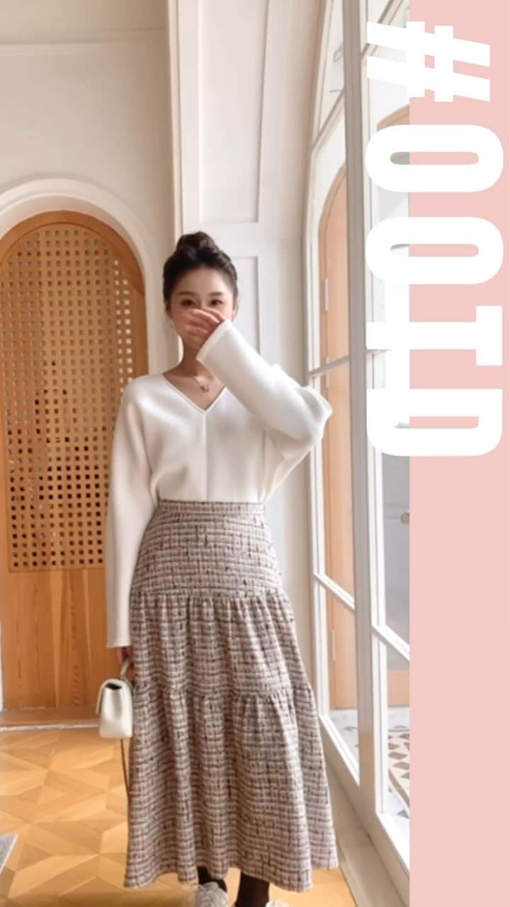 のインスタグラム：「#ootdfashion」