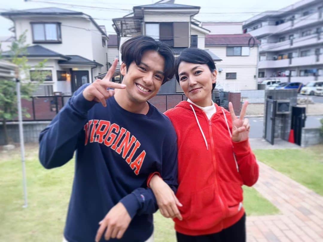板谷由夏 のインスタグラム：「大好きな弟 @win_morisaki_official  @blackfamilia_ytvdrama」