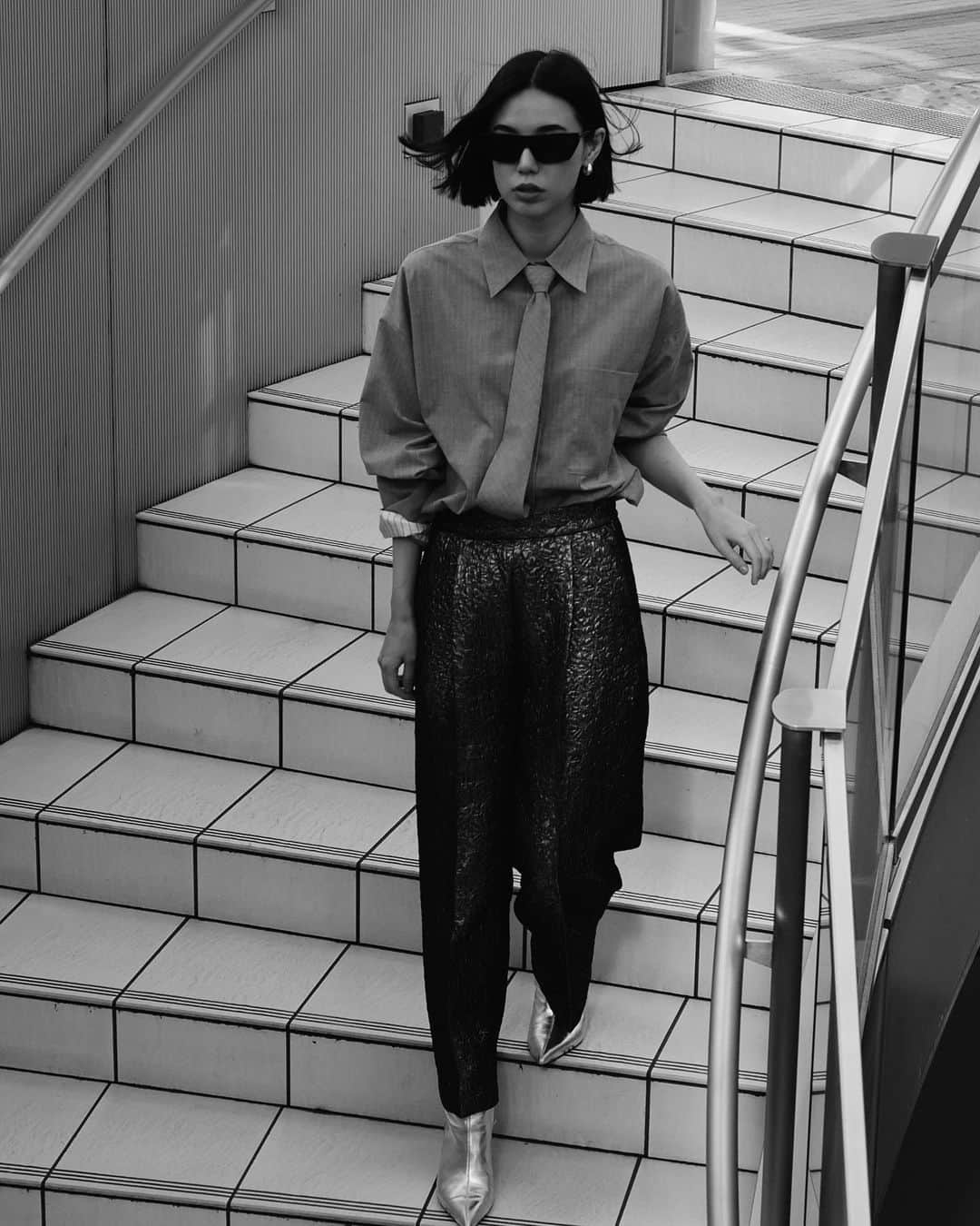 加藤ジュンコさんのインスタグラム写真 - (加藤ジュンコInstagram)「MAISON SPECIAL x ZARA  グレーの平日🩶  @ZARA @maisonspecial_women @maisonspecial_men  #ZARA #ザラ #MAISONSPECIALxZARA #メゾンスペシャルｘザラ」10月8日 20時06分 - _katojun_
