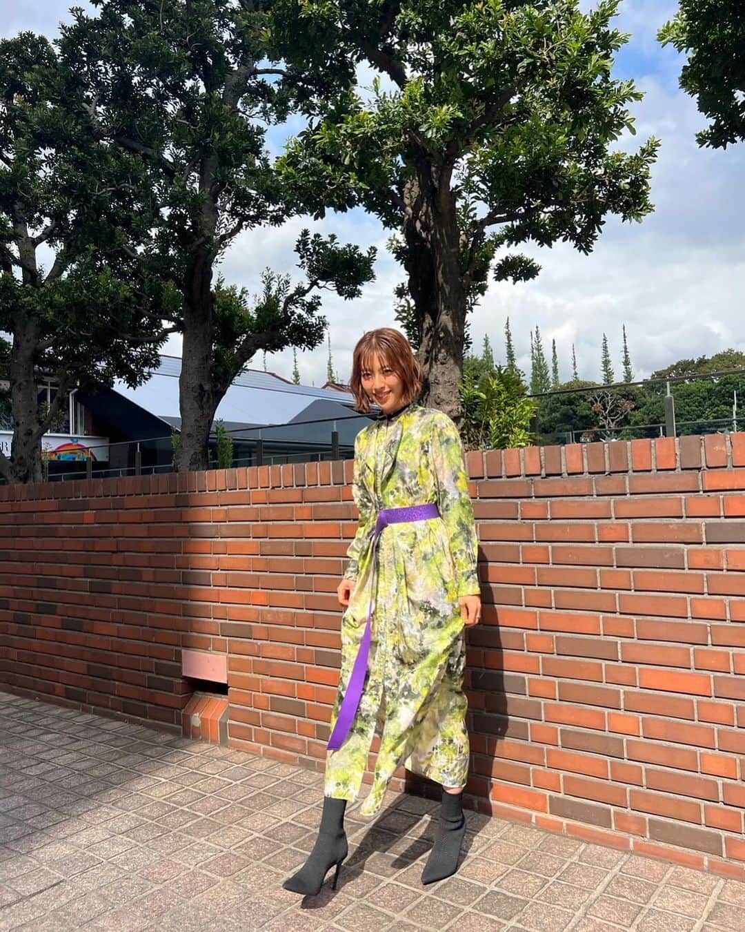 瀧本美織さんのインスタグラム写真 - (瀧本美織Instagram)「J-WAVE SPECIAL ITOCHU DEAR LIFE, DEAR FUTURE~ACT FOR 2030~ 9日18:00〜聴いてください💚 公開収録の衣装可愛かったぁ〜🦋✨ @ailefanm   #radio  #PR」10月8日 20時08分 - mioritakimoto_official