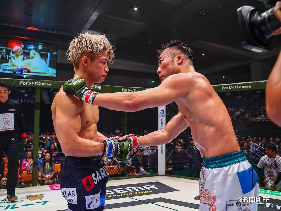 RIZIN FF OFFICIALさんのインスタグラム写真 - (RIZIN FF OFFICIALInstagram)「#RIZIN_LANDMARK6 Match,8 “𝐊𝐧𝐨𝐜𝐤𝐝𝐨𝐰𝐧 𝐅𝐞𝐬𝐭𝐢𝐯𝐚𝐥” ---------------- @yuchaku621 defeats @hiroya0507 by Split Decisions.(2-1) #rizin #rizinff #mma #fighter」10月8日 21時00分 - rizin_pr