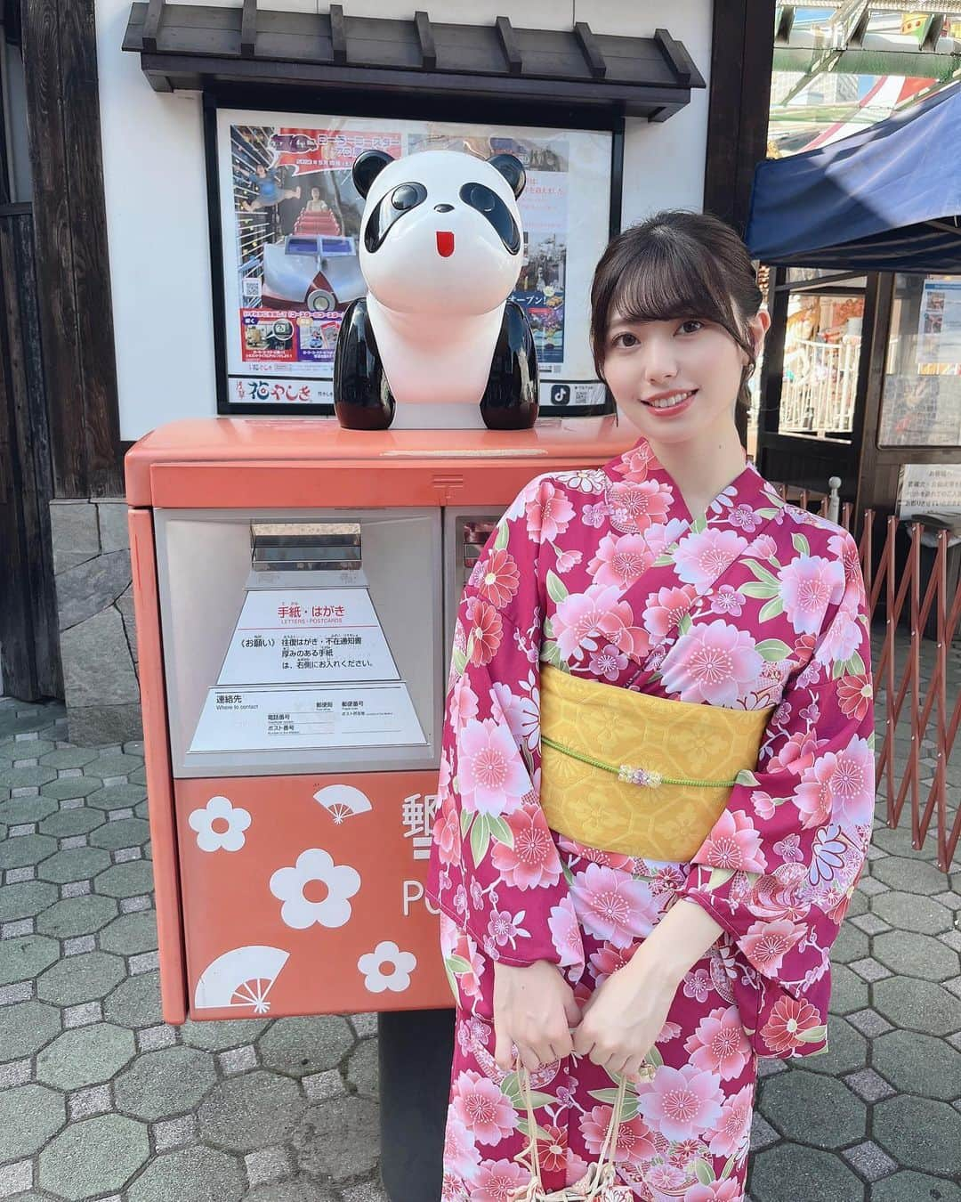 星名あゆみさんのインスタグラム写真 - (星名あゆみInstagram)「パンダポスト🐼📮   #yukata #yukatagirl #浴衣」10月8日 20時52分 - hoshina_ayumi