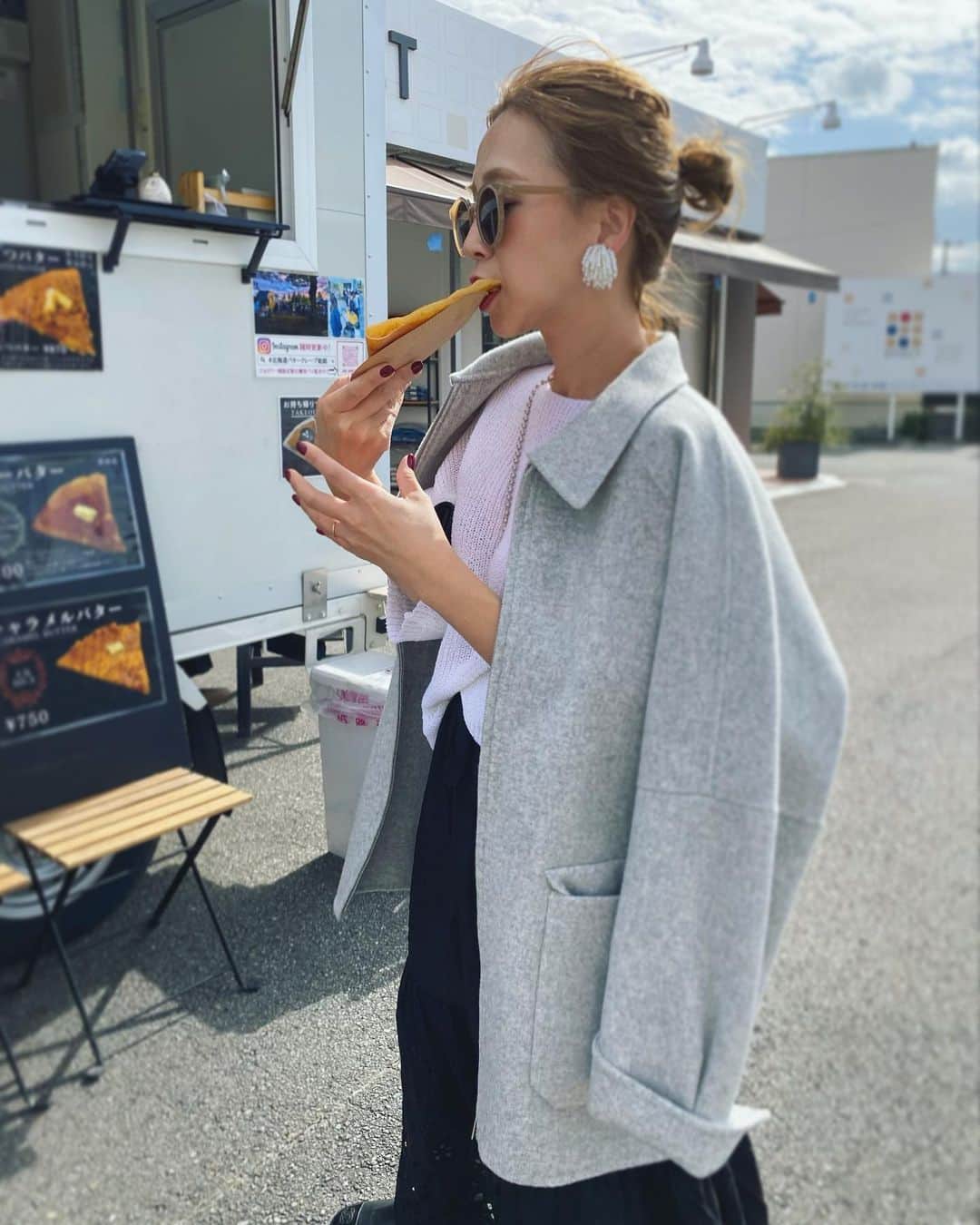 のインスタグラム：「🧇🧀🧈🤤」