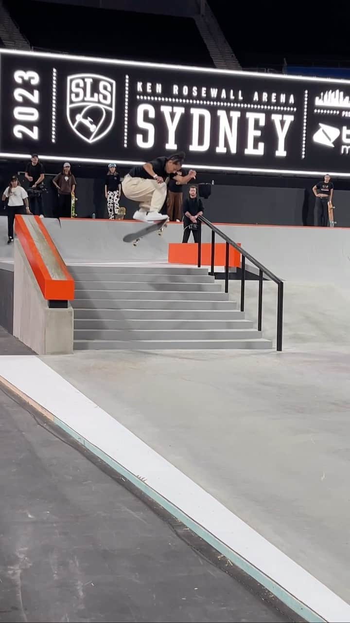 マライア・デュランのインスタグラム：「HARDFLIP -KNOCKOUT ROUND 🍿  THANK YOU @sls FOR HAVING ME🤩🙌」