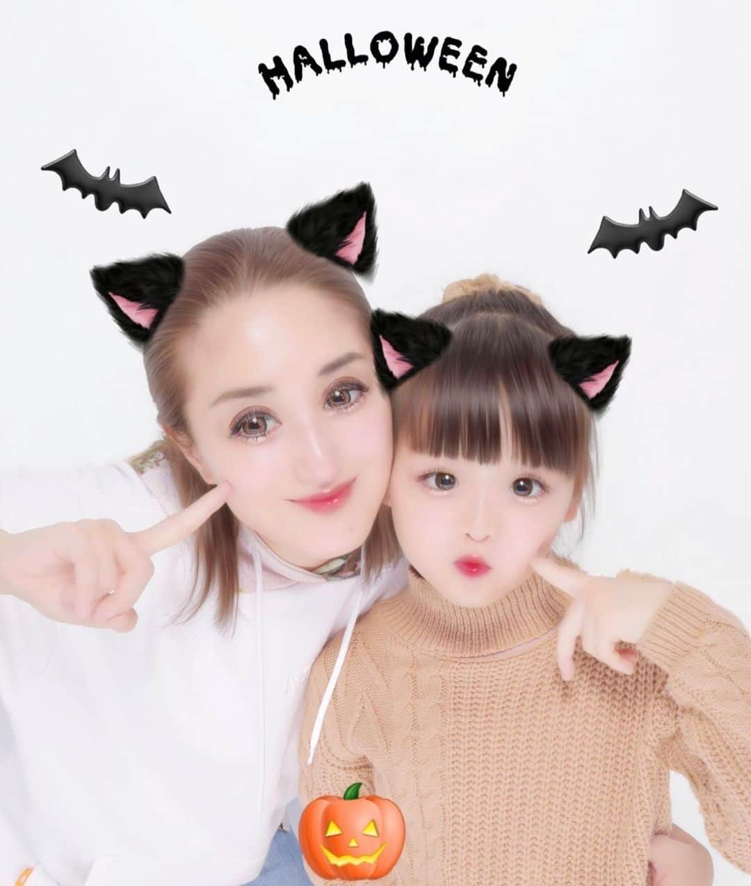 渡邊水希さんのインスタグラム写真 - (渡邊水希Instagram)「🍬🍫👻Trick or Treat🎃🍭🍩 #先撮りハロウィン  #プリクラ目が怖い  #プリクラ加工  #良き思い出  #幼馴染の娘ちゃん  #loveforever」10月9日 7時56分 - mizuki__watanabe