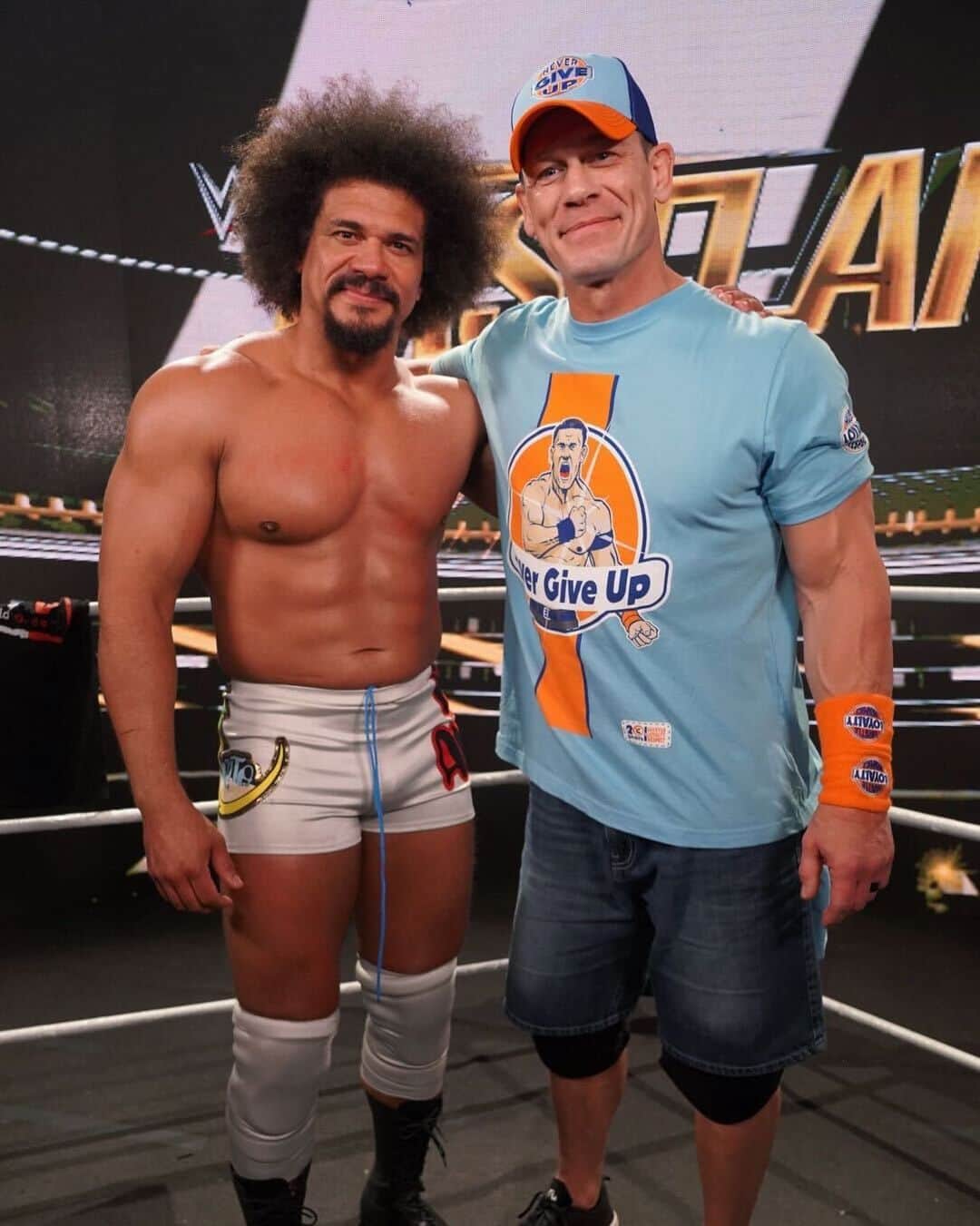 WWEのインスタグラム：「It was quite the reunion at #WWEFastlane… 👀」