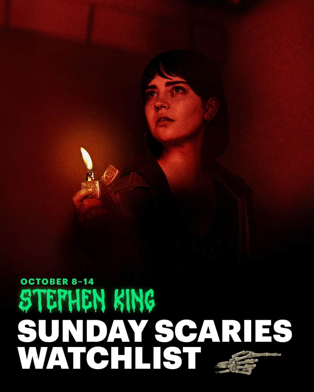 Hulu Home of Emmy-winningのインスタグラム：「Sunday Scaries hitting extra hard lately.  Check out your weekly #Huluween watchlist, Stephen King edition. 👉」