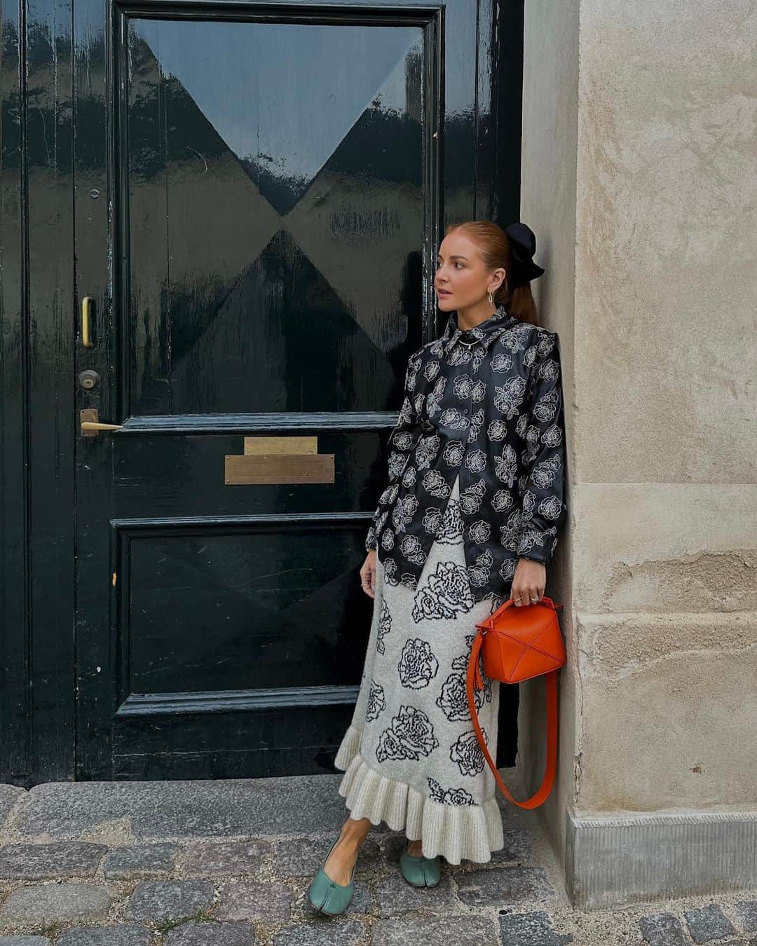 バウム ウンド ヘルガーデンさんのインスタグラム写真 - (バウム ウンド ヘルガーデンInstagram)「@rebeccaferrazwyatt looking gorgeous in our Manu Shirt and Cinnamon Skirt   #BaumFamily #BaumundPferdgarten」10月9日 0時30分 - baumundpferdgarten