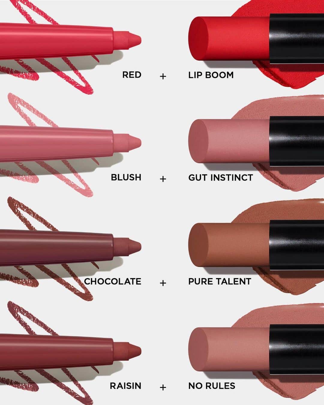 Revlonのインスタグラム：「#ColorStay Lip Liner + Suede Ink Lipstick = matte lip besties 💄👯‍♀️」