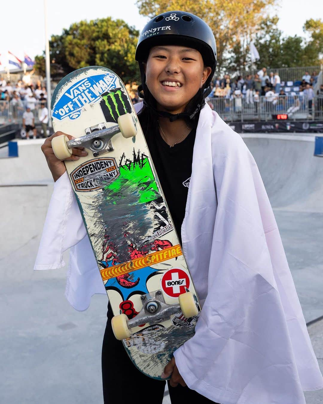 開心那さんのインスタグラム写真 - (開心那Instagram)「🏆 THE WOMEN’S WST PARK WORLD CHAMPION 2023 @cocona.hiraki 🇯🇵  📸 @brycekanights」10月9日 1時13分 - cocona.hiraki