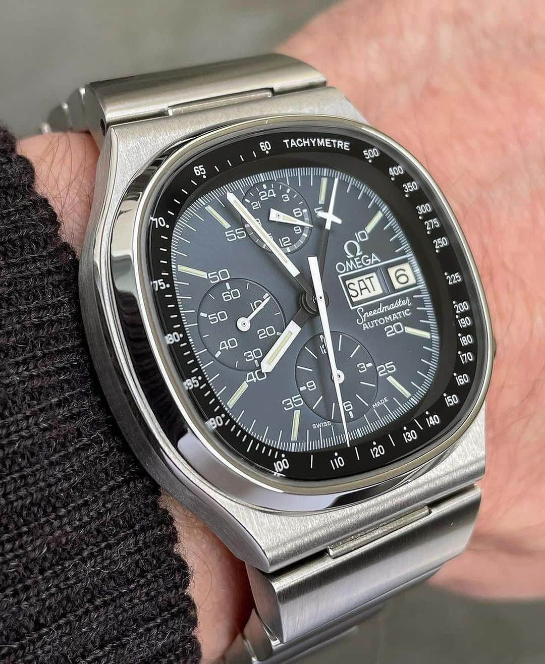 Daily Watchさんのインスタグラム写真 - (Daily WatchInstagram)「The Omega Speedmaster Ref 176.0014 aka “Speedy TV Dial”. Released back in 1975 🤓 What do you think? Photos by @steviemac1040」10月9日 3時38分 - dailywatch