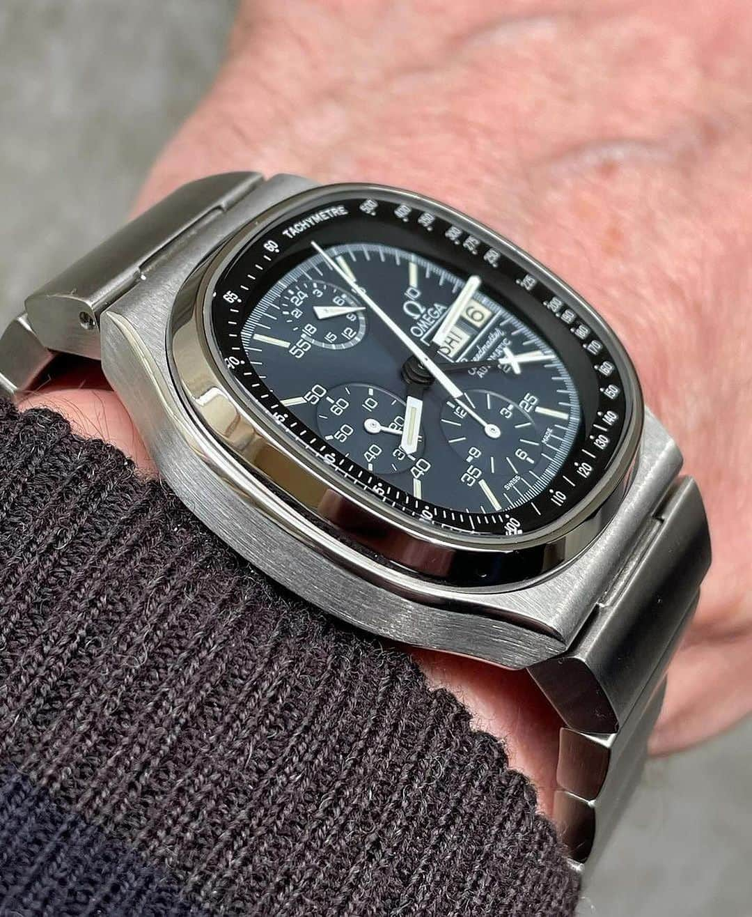 Daily Watchさんのインスタグラム写真 - (Daily WatchInstagram)「The Omega Speedmaster Ref 176.0014 aka “Speedy TV Dial”. Released back in 1975 🤓 What do you think? Photos by @steviemac1040」10月9日 3時38分 - dailywatch