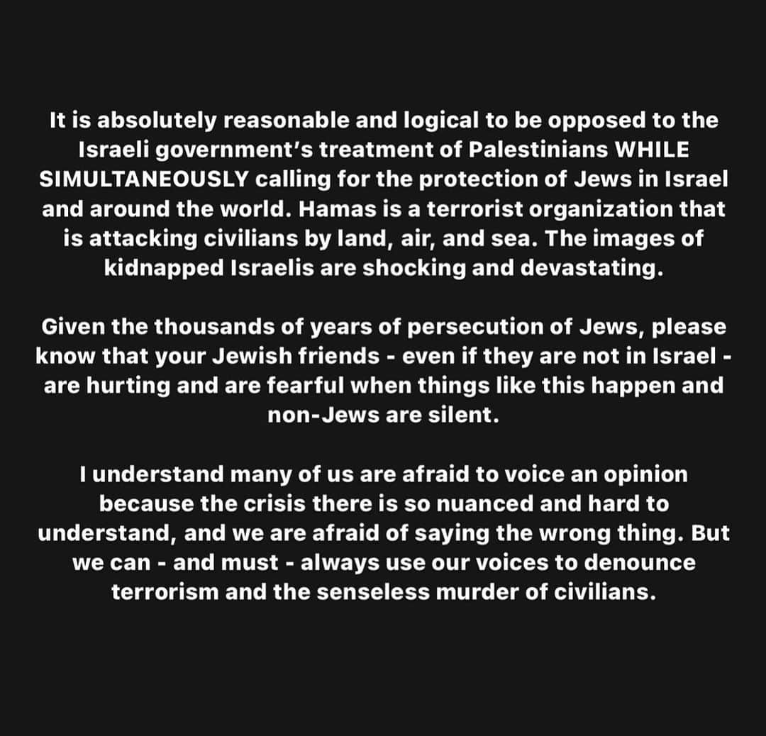 Monica Aksamitのインスタグラム：「Reposting @jordancbrown_ ‘s message because I think it’s an important one and one that I identify with. ❤️ I will ALWAYS denounce terrorism and the unnecessary murder of civilians.」