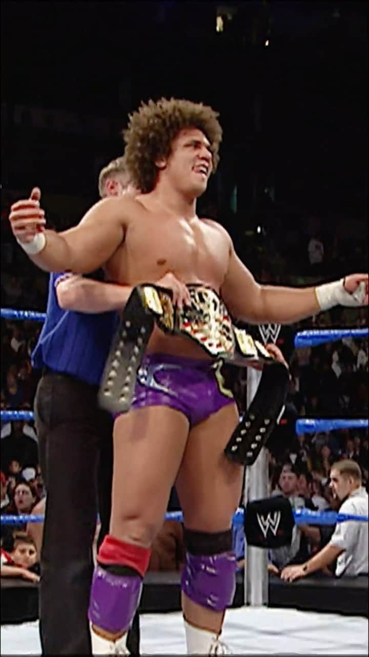 WWEのインスタグラム：「19 years later, @litocolon279’s debut is still SHOCKING 🤯」